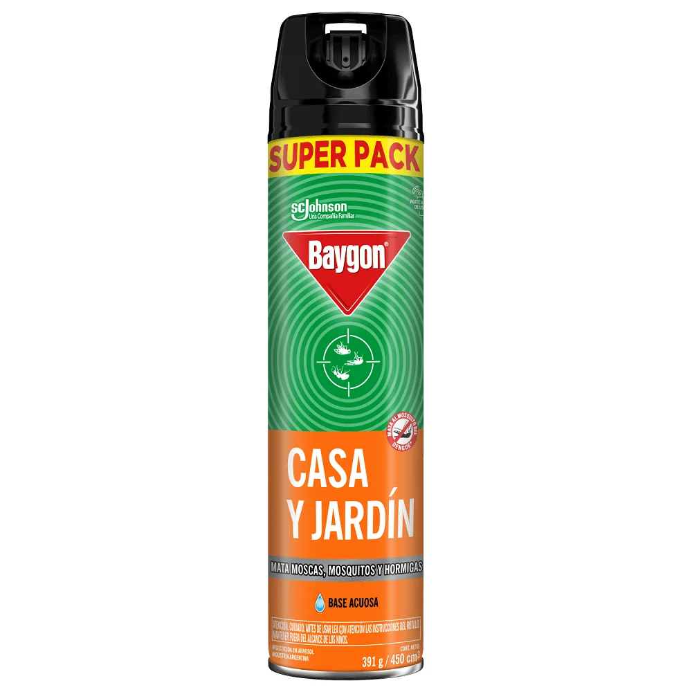 Insecticida Aerosol Casa Y Jardín 450 Cc Heavy Duty