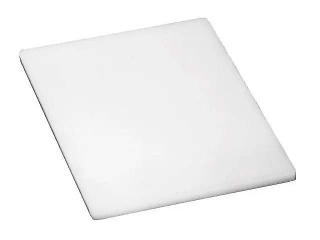Ligero Tabla de picar 15 x20 x1/2plg de polietileno color blanco