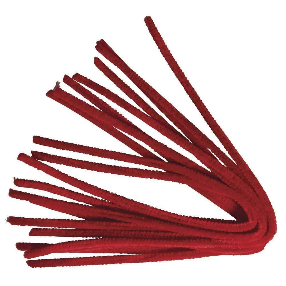 Limpiapipas chenilla 50cm rojo 5210618