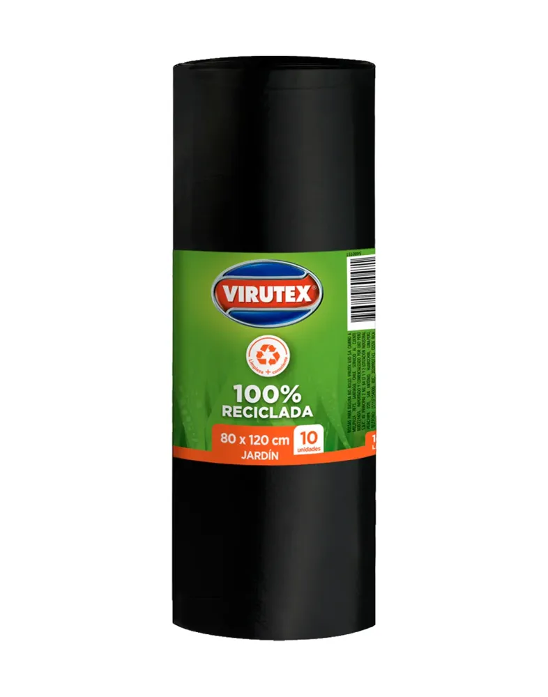 Virutex Bolsa de Basura Jardín 80 x 120 cms 10 unid
