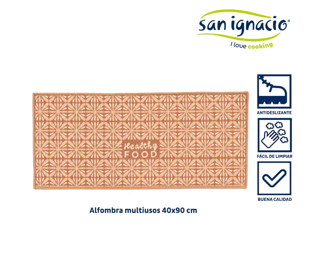 Alfombra multiusos healthy food colección KINVARA | Sin Fosfatos | Biodegradable
