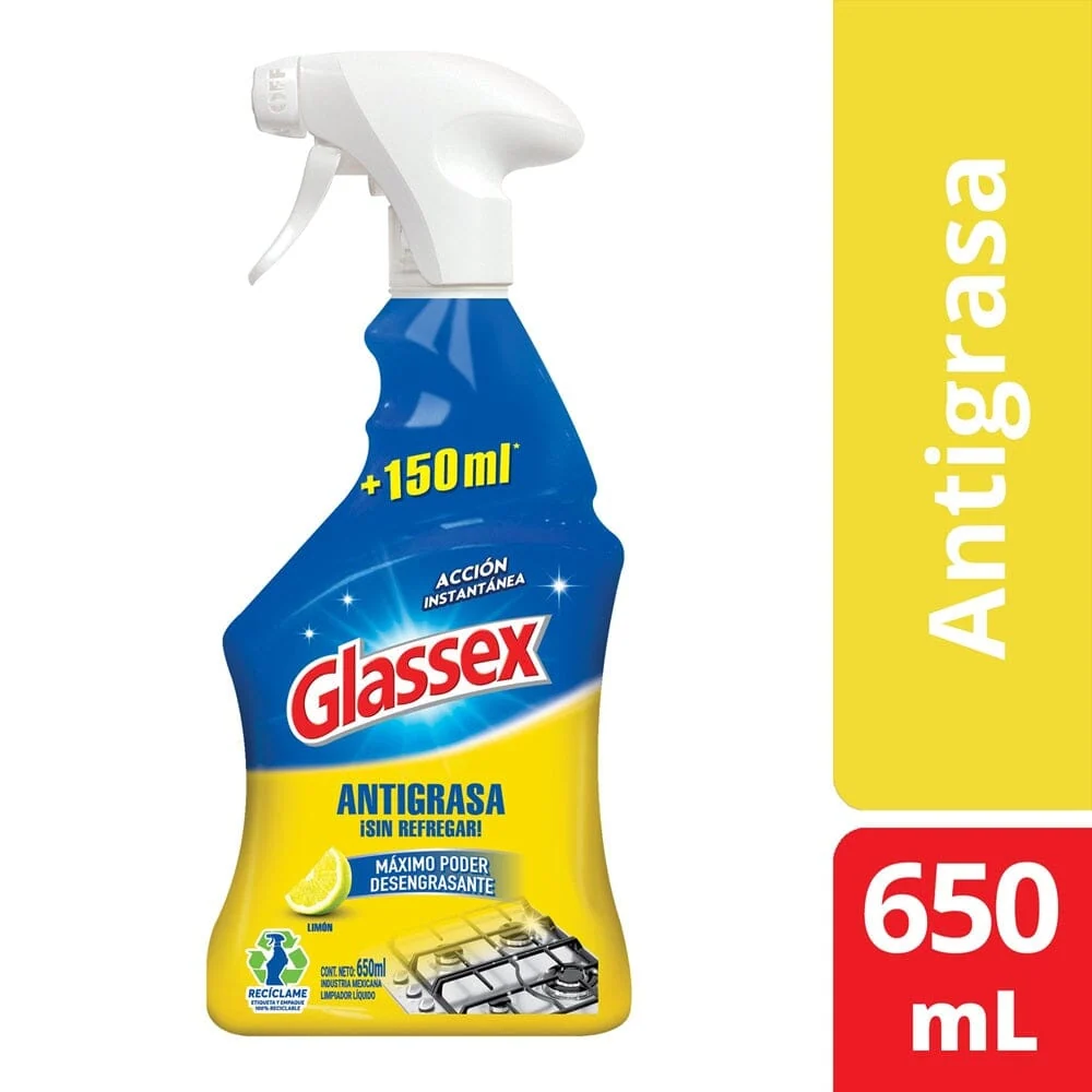 Limpiador Antigrasa Con Gatillo Cocina 650 Ml con Microfibra Incluida