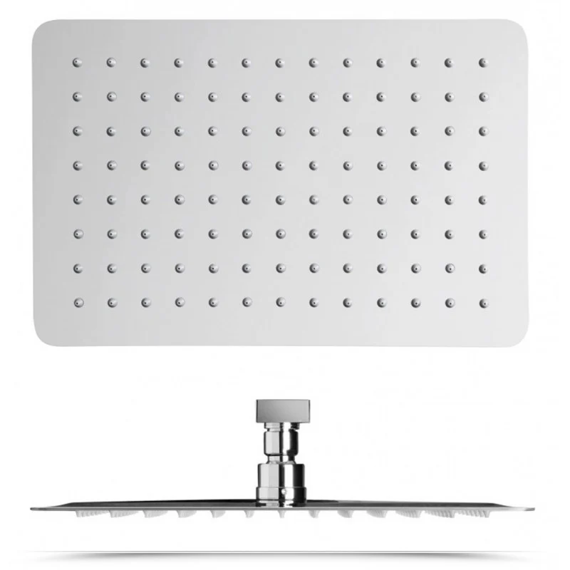 Soffione de ducha acero inoxidable rectangular 30X20 pulido espejo