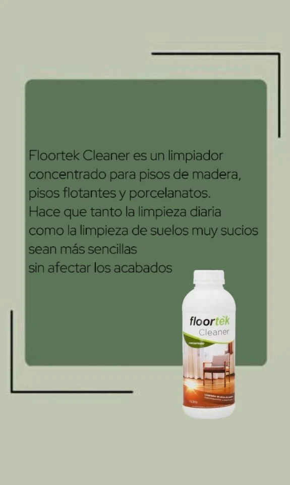 Desengrasante Limpiador pisos madera Floortek-Pisos Hidrolaqueado 1 Lt