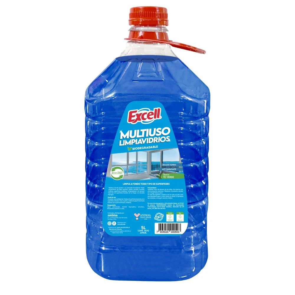 Concentrado Limpiavidrios Multiuso Bidón 5 Lts
