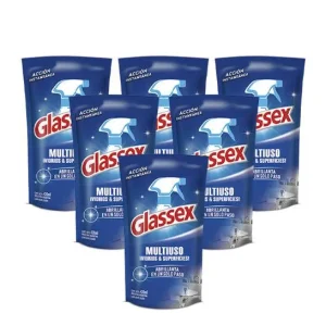 Glassex Limpiador Multiuso recarga 6 x 420 cc en Aerosol