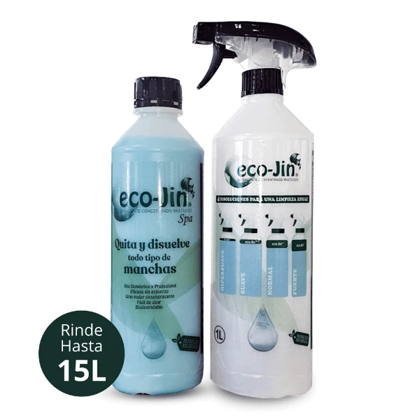 Limpiador multiusos concentrado Quitamanchas con Difusor - Spa 1000ml - Eco-jin para Baño