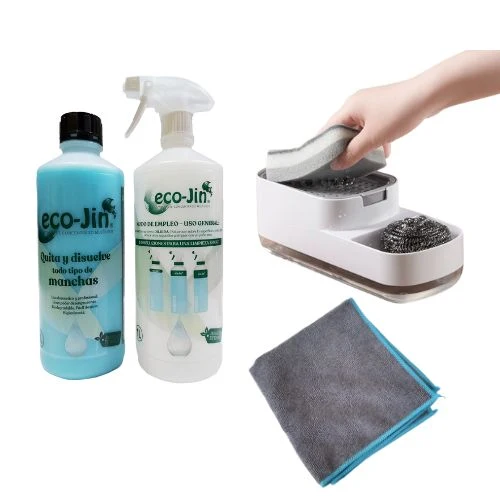 Limpiador multiusos concentrado Quitamanchas con Difusor - Spa 1000ml - Eco-jin para Baño