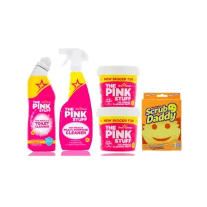 Limpiavidrios Paquete de limpieza - 2x 850g pasta, scrub daddy, limpiador de inodoros y limpiador multiusos