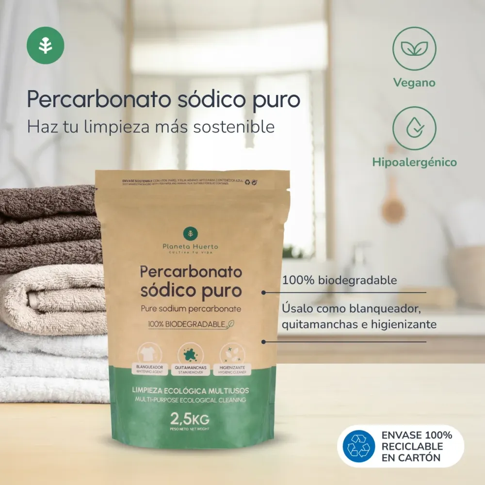 Multiusos Pack limpieza hogar Zero Waste XL Planeta Huerto 2,5 Kg