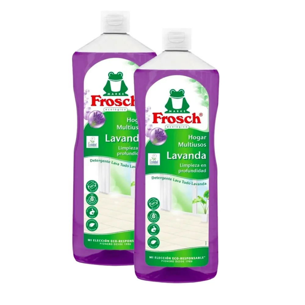 Pack 2x Hogar multiusos lavanda Frosch 1L en Aerosol