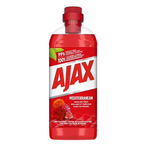 Sin Fragancia Ajax limpiador multiusos flor roja - 1 litro