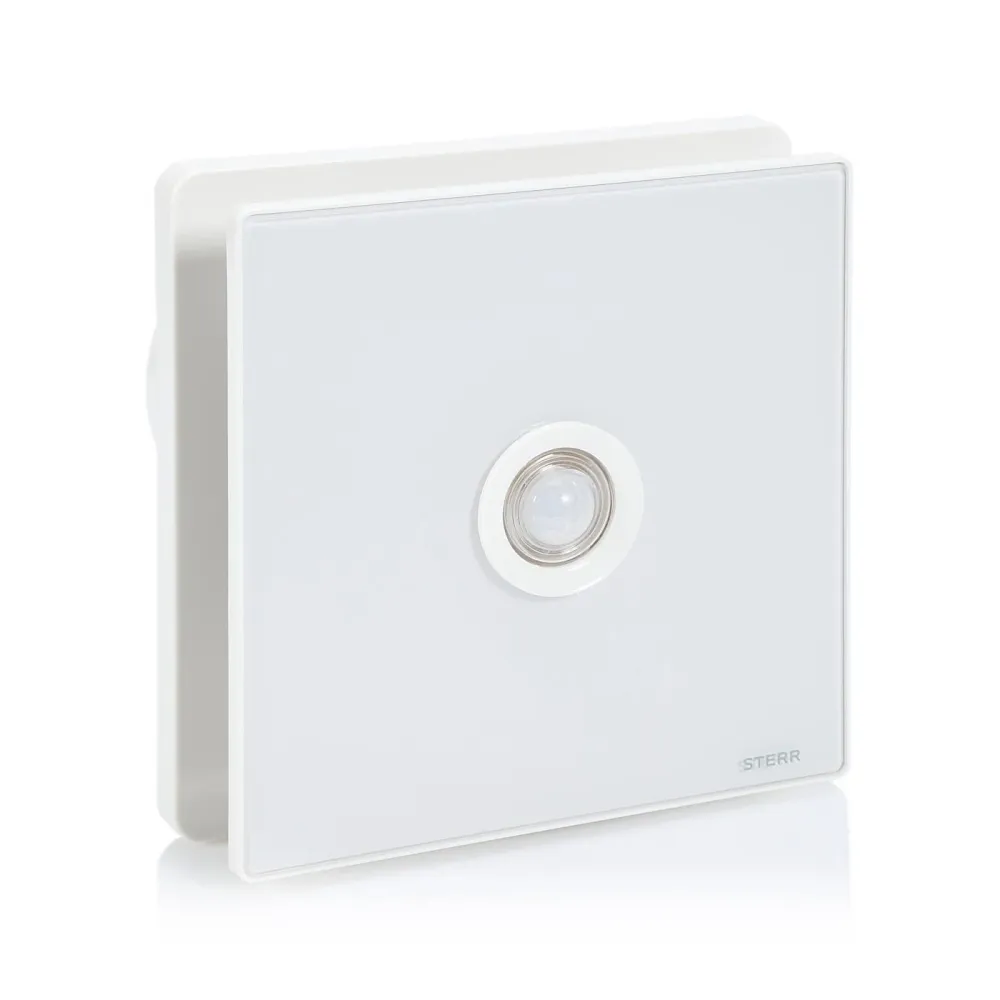 STERR BFS100P - 100 mm Extractor de Baño, Sensor de movimiento, 90 m³/h, Blanco