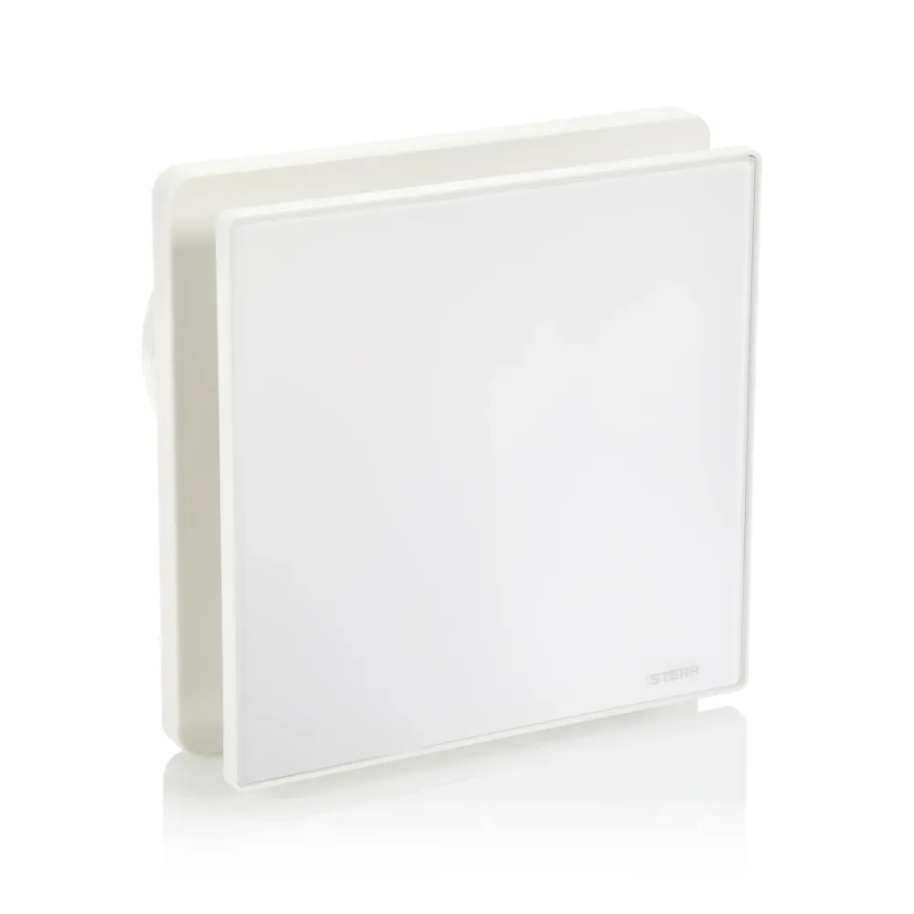 STERR BFS100T - 100 mm Extractor de Baño, Temporizador, 90 m³/h, Blanco