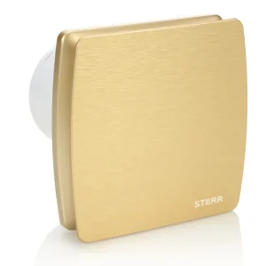 STERR LFS100-QZ - 100 mm Extractor de Baño, 95 m³/h, Oro