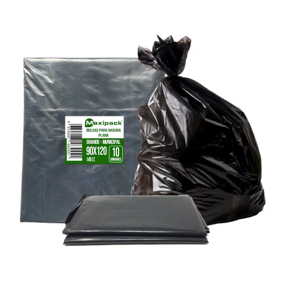 Bolsa Basura Plana 90X120 10 Un