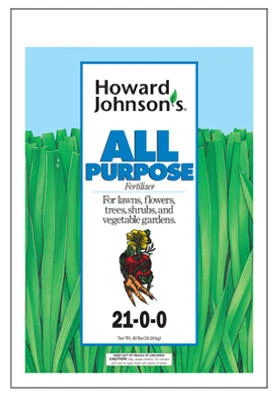 Fertilizante multiuso, fórmula 21-0-0, 20 libras. Howard Johnsons