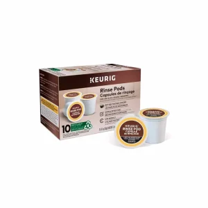 Juego de 10 cápsulas de enjuague Keurig con Ácido Cítrico