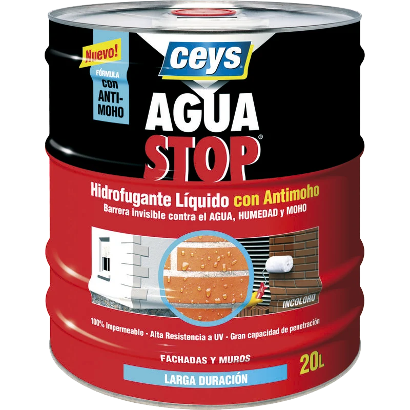 Multiusos de Alta Resistencia Agua stop hidrofugante con anti moho 20L Ceys