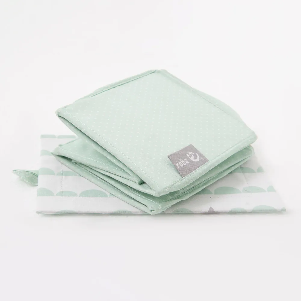 Set organizer per la cura 'Happy Cloud', 3 pezzi, 2 scatole per pannolini e accessori, 1 scatola per la salviettina umidif...
