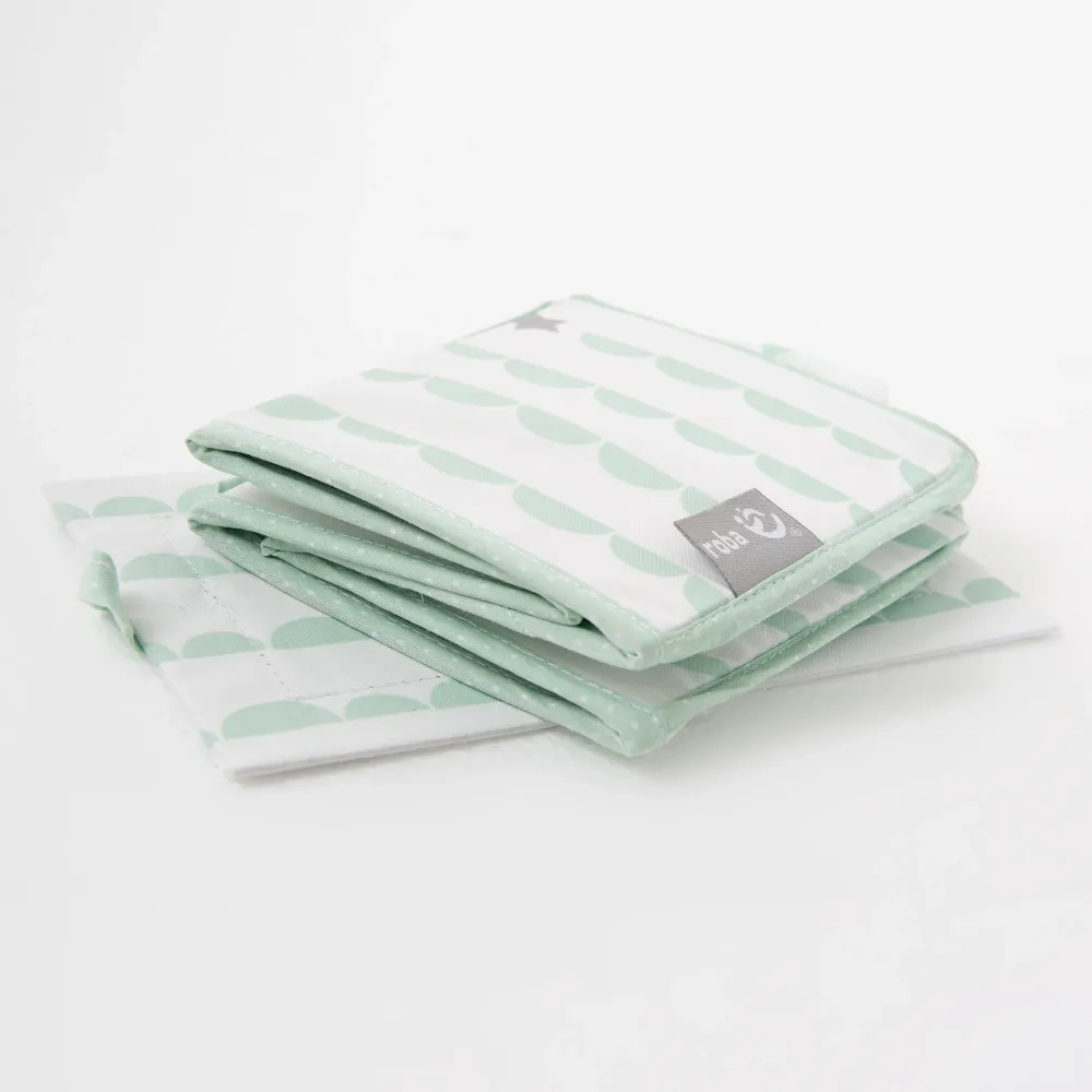 Set organizer per la cura 'Happy Cloud', 3 pezzi, 2 scatole per pannolini e accessori, 1 scatola per la salviettina umidif...