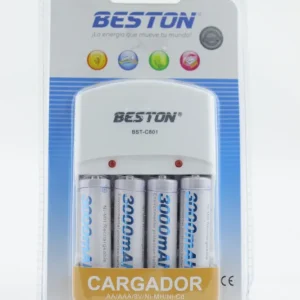 CARGADOR DE PILAS AA Y AAA COMPRENDE 2 PILAS AA