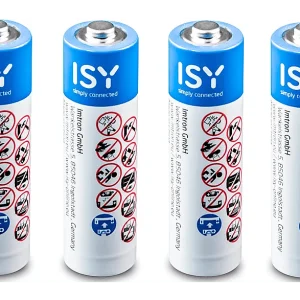 ISY Piles alcalines 4 x AAA (IBA-1004) con Tecnologí de Larga Duración