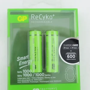 PILA RECARGABLE NIMH AA 2000 MAH BLISTER con Cargador Incluido