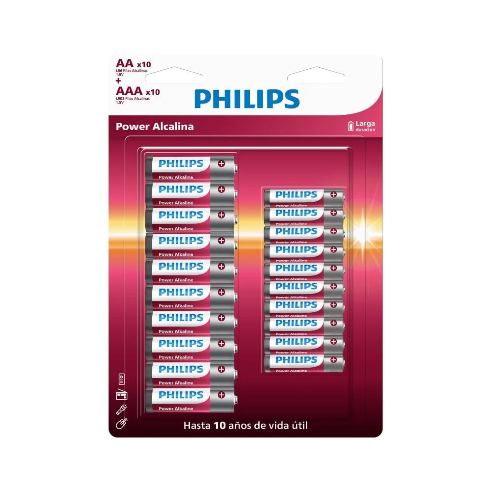 Pilas Alcalinas Pila Alcalina Blister Pack AA x10 + AAA X10