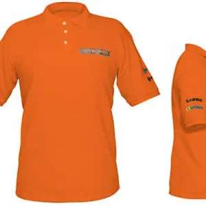 Cargador Inteligente Playera polo naranja caballero c bordada