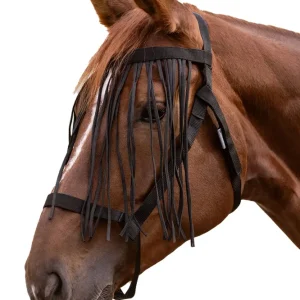 Grazing Halter Fly Fringe Carbón C