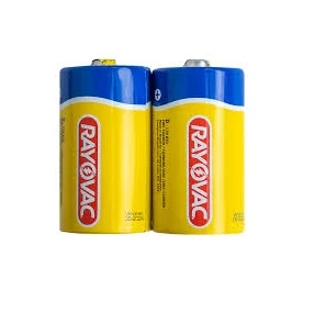 PILA CARBON "D" "RAYOVAC" ( 1 PAR)