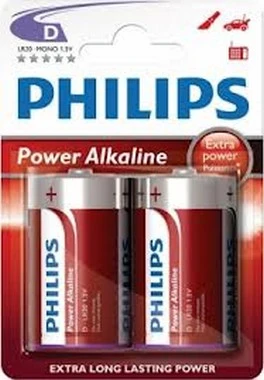 PILA PHILIPS LR20 D POWER LIFE Listas para Usar