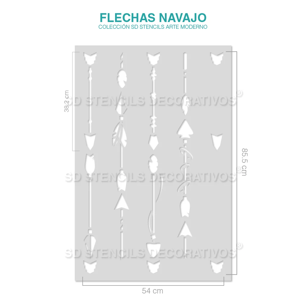 Pilas Alcalinas FLECHAS NAVAJO STENCIL