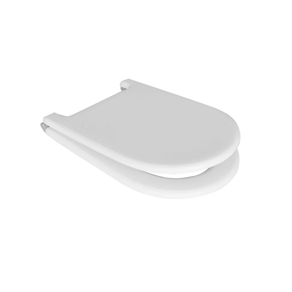 Asiento de inodoro para Flaminia vaso Valentine 1° Versión extenso 34,7 cm bisagras fijas AA - 24 Unidades