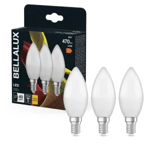 Baterías Recargables 595507 3u LAMPARA VELA LED E14 4,9W 2700K BELLALUX