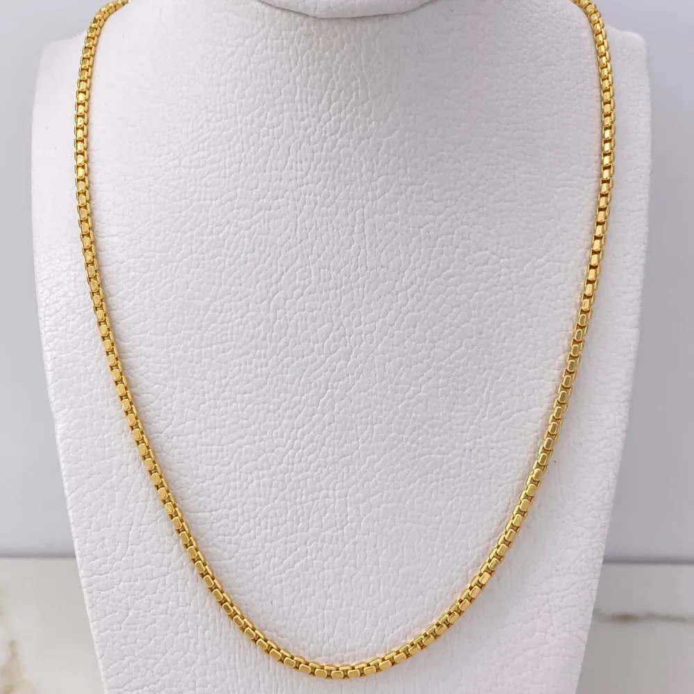 Cadena Veneciana 7.65gr / 45cm / 3mm Oro Amarillo +3 & para Juguetes
