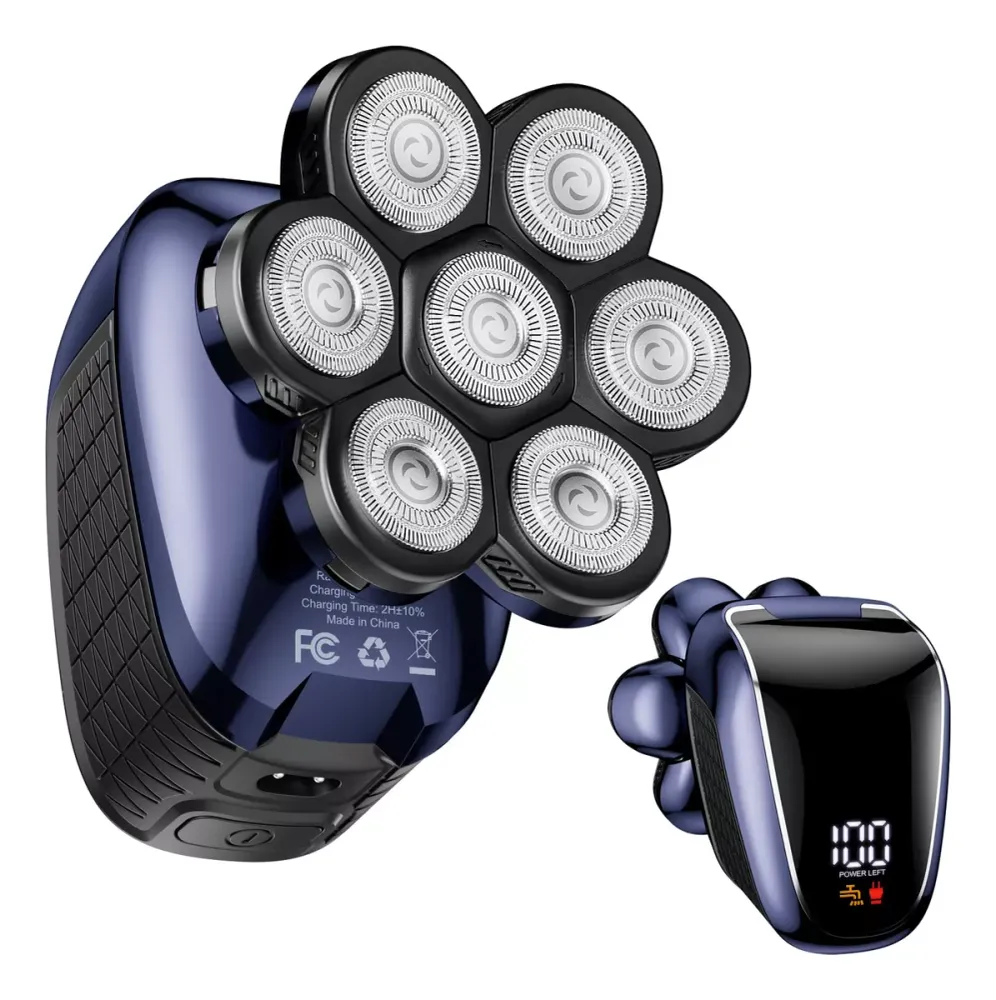 Certificadas CE Genérica Afeitadora Electrica 7d Electric Razor azul 127v