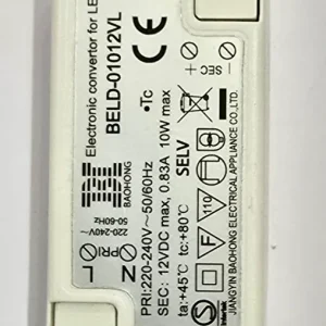 Driver LED BELD-07 12VL 5-7W - 12VDC - 220/240V