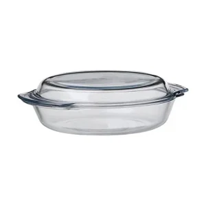 Fuente de Cocina Cristal Transparente (1,7 L) con Tecnologí de Larga Duración