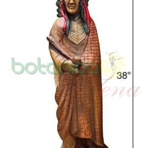 Jefe Indio Con Pipa De La Paz 37"X13"X14"