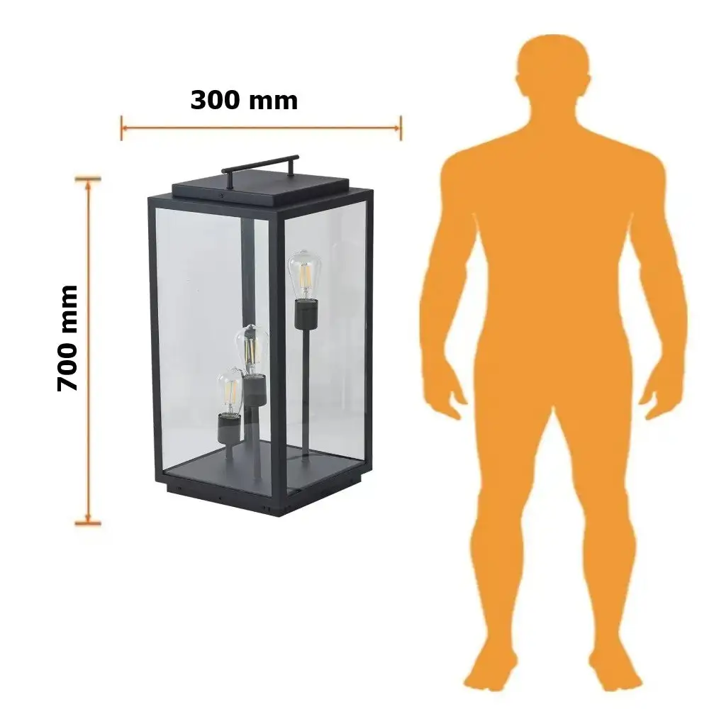 Lum ext s/lampara sp piso 127v 3 ent ngo egeon ii tecnolite con Estuche de Almacenamiento
