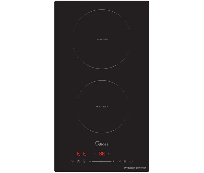 Midea MIH350D157K0 - Placa Modular de Inducción Normal 2 Zonas 9 Niveles 3500W