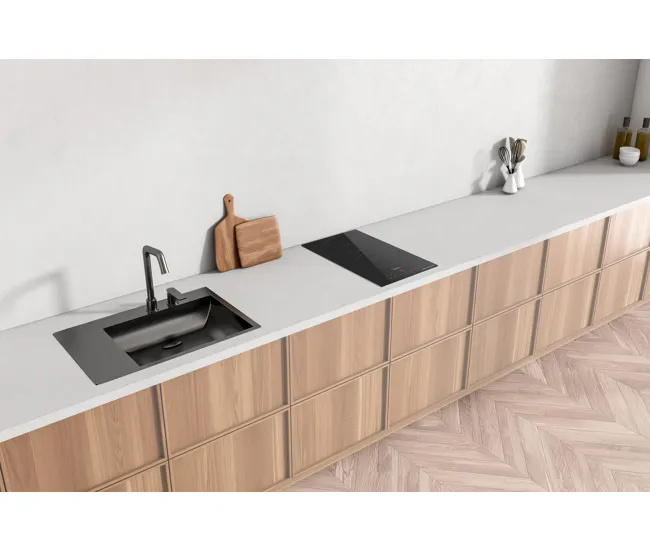 Midea MIH350D157K0 - Placa Modular de Inducción Normal 2 Zonas 9 Niveles 3500W