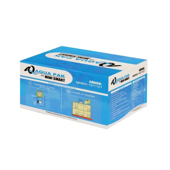 Pack de Pilas Bomba de presión Mini Avanzado AquaPak de 1/3Hp 127V