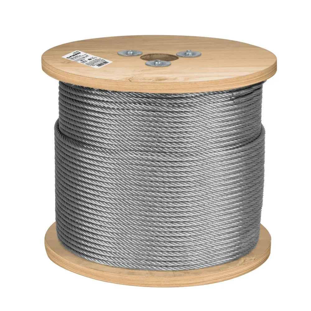 Pilas de Litio Cable rígido de acero 1/4', 7x7, 300 m