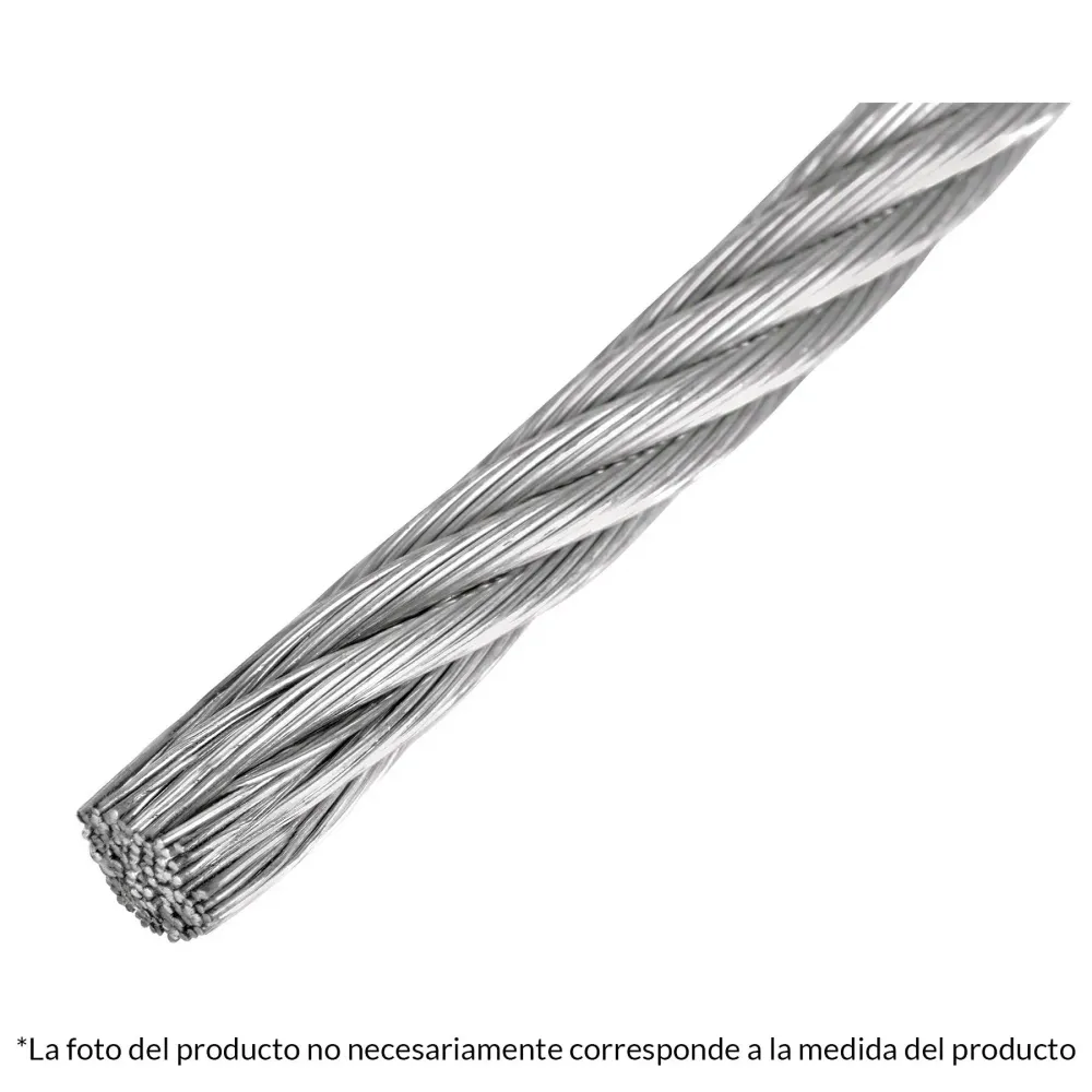 Pilas de Litio Cable rígido de acero 1/4', 7x7, 300 m