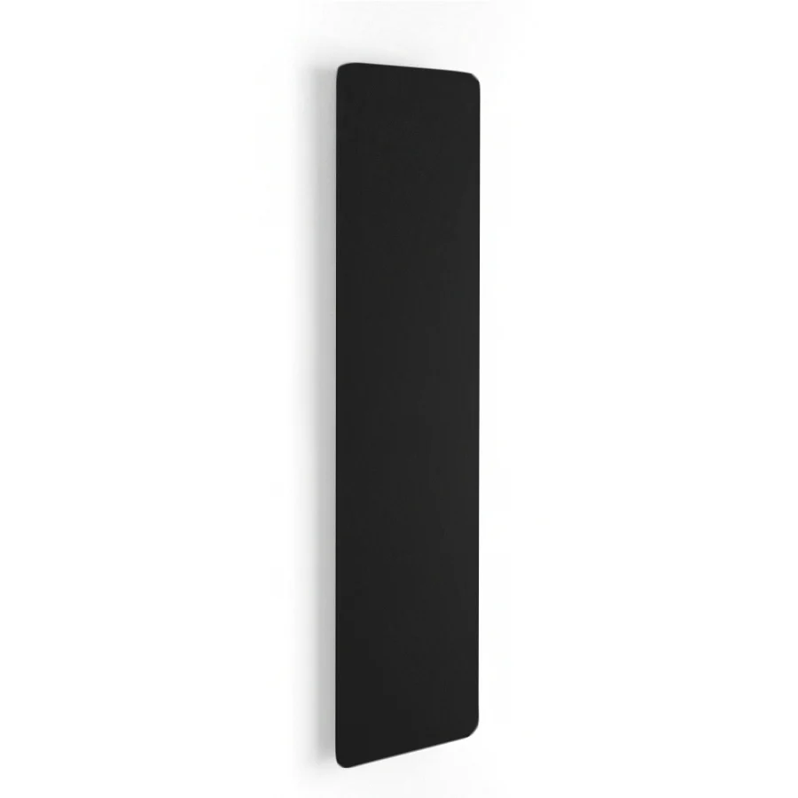 Pilas de Litio Termoarreglo eléctrico de pared en acero al carbono colección Caligo de Lineabeta color negro cm 47x179