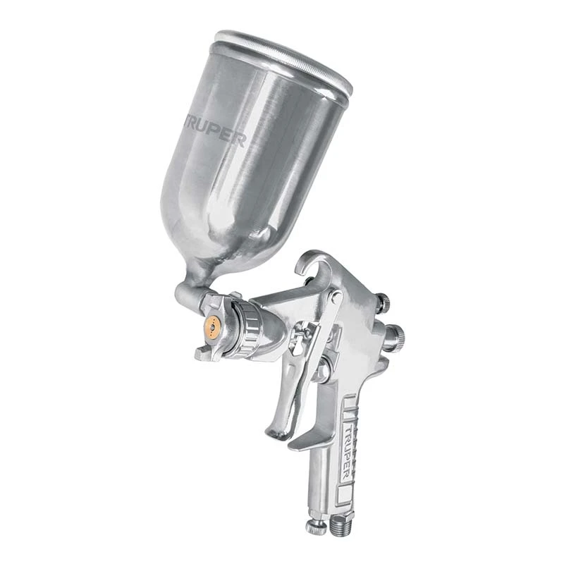 Pistola p/pintar gravedad lvmp vaso aluminio, 1.7 Mm 13061, truper