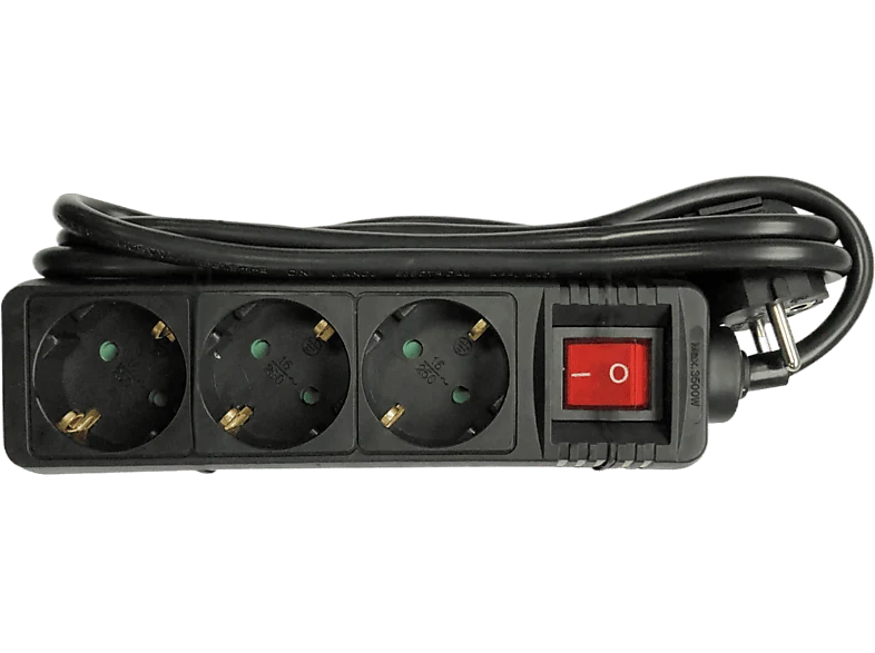 Recargables Premium ISY Multiprise 3 ports 1,4 m Noir (IPS 3000-B)